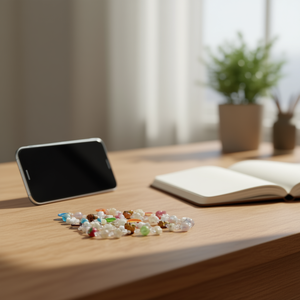 Catena per telefono con capibara e frutta colorata, 13 cm, accessorio mobile con perline per decorazione del telefono - Product Image 2