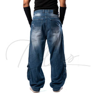 Pantalon baggy décontracté pour homme avec fermeture éclair, style streetwear populaire, collection 2026, vente en gros - Product Image 6