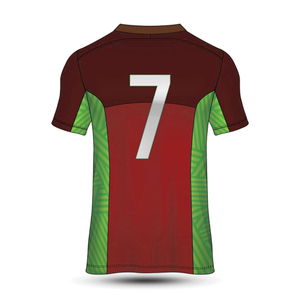 Ropa Deportiva Personalizada, Camisetas de Rugby para Hombre, Impresión por Transferencia de Calor OEM, Transpirables, Sin Mangas, para Todas las Temporadas, Camiseta de Fútbol con Estampado Personalizado - Product Image 6