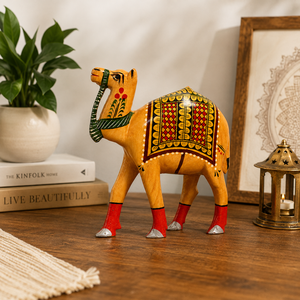 Figura de Camello Hecha a Mano en Madera, Escultura Animal Tradicional, Decoración de Mesa para Sala de Estar, Regalo de Inauguración de Casa - Product Image 6