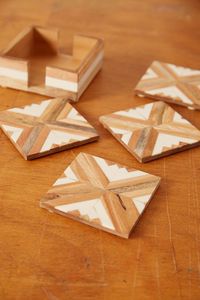 Trending Design Resin Inlay Coaster Set MDF Coaster Resin Coaster MDF Resin Inlay Coaster Place Mats at very competitive Price - Product Image 5