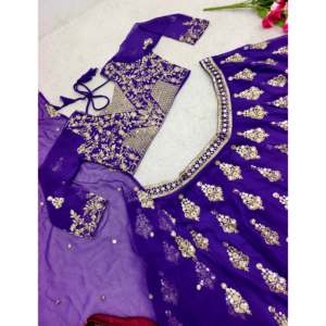 Hermosa ropa de fiesta XL Lehenga Choli con Dupatta - Product Image 2