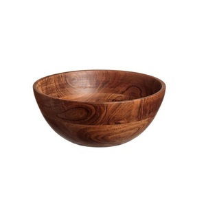 Tazón de Madera Hecho a Mano de Primera Calidad para Servir Ensaladas, Frutas, Arroz, Pasta y Bocadillos en el Hogar y la Cocina, Ideal para Regalos - Product Image 3