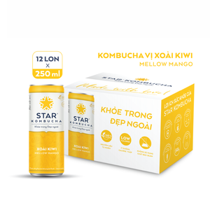 ขายส่งเครื่องดื่มคอมบูชาเมลโลว์แมงโก้ 250 มล. ยี่ห้อสตาร์ คอมบูชา ชาหมัก ราคาแข่งขัน ส่งออก - Product Image 5