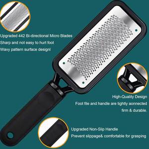 Râpe à pieds robuste imperméable pour usage humide et sec, pour peaux épaisses et rugueuses SHEARS BEAUTY SB-FCR-703 Qualité A+ - Product Image 2