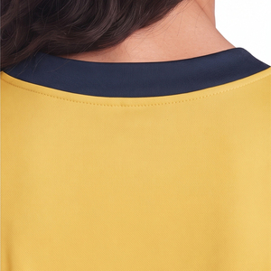 Maillot de baseball pour femmes, boutonné, de qualité supérieure, manches courtes, col en V - Product Image 4