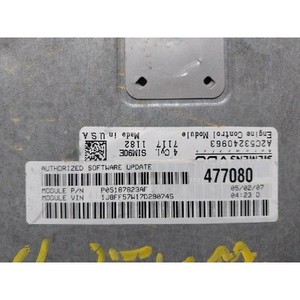 Módulo de Control del Motor Compass MK 2006-2010 Usado ORIGINAL 05187823AF - Product Image 4