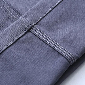 Men's Gray Breathable <b>Waterproof</b> Hi Visibility <b>Work</b> Pants Side Pockets Knee Reinforcements Abrasion Resistant Polyester Uniform - Product Image 5