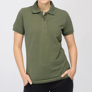 Camisetas Polo para Mujer 100% Algodón, Material de Primera Calidad, Gran Venta, Camiseta Polo para Mujer con Servicio OEM - Product Image 1