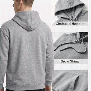 Sudaderas con Capucha Unisex de Algodón y Poliéster, de Peso Medio, Casuales, con Bolsillo Tipo Canguro, Impresión Personalizada con Pedrería - Product Image 3