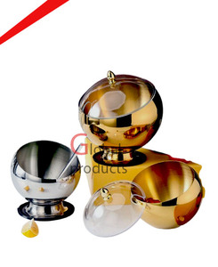2026 Hotel Restaurant Buffet <b>Serving</b> <b>Bowl</b> <b>with</b> <b>Lid</b> & Stand Stainless Steel Buffet Seasoning <b>Bowl</b> Dinnerware Decorative Dish <b>Bowl</b> - Product Image 2