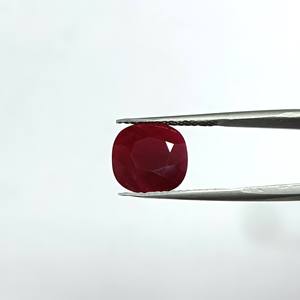 พลอยทับทิมพม่าแท้ทรงสี่เหลี่ยมขนาด 7.45 กะรัต RBHO-15 - Product Image 4