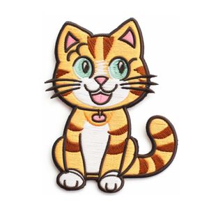Patch brodé personnalisé en gros, badge logo thermocollant sur mesure pour vêtements, chapeaux, vestes, sacs, accessoires en tissu, service OEM - Product Image 1