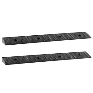 Rampa per Soglie in Gomma Rinforzata da 2 Pollici, Capacità di Carico 33069 Libbre, per Serbatoi di Drenaggio e Sedie a Rotelle - Product Image 6