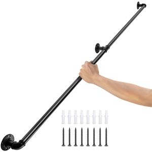 Corrimano Industriale in Acciaio al Carbonio da 4 Piedi per Scale, Capacità di Carico 440 LBS, Componente Metallico per Scale - Product Image 4