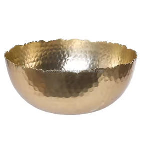 Fabricante al por mayor respetuoso con el medio ambiente hecho a mano Gran Tazón de aluminio Mesa utensilios de cocina decoración para fiestas - Product Image 2