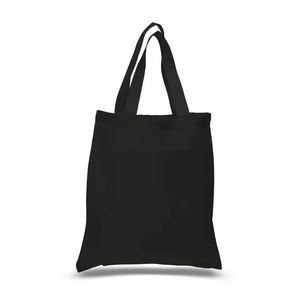100% Cotton Custom Printed Woven <b>Zipper</b> Closure <b>Tote</b> <b>Bag</b> Ribbon Handle Washable Durable Branded Logo Canvas Extra <b>Large</b> - Product Image 1