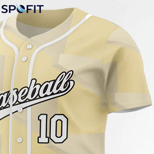 Camiseta de Béisbol Personalizada para Hombre, Logotipo Bordado, Número con Impresión Digital, Camiseta de Equipo, Fabricante OEM, Precio al por Mayor - Product Image 6
