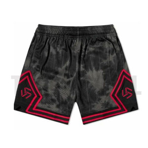 Shorts en maille pour hommes, décontractés, de haute qualité, 100% polyester, personnalisés, séchage rapide, respirants, en stock, best-sellers - Product Image 6