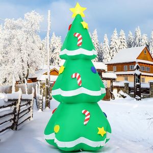 5 FT Christmas Inflatable <b>Outdoor</b> <b>Tree</b> Decorations with Built-in LEDs Yard Blow-Up Christmas Holiday Party Indo Xmas Decorations - Product Image 1