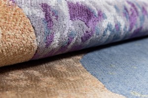 Tapis persan moderne en mélange de laine et de soie, fait main, à poils bouclés, pour espaces résidentiels et commerciaux - Product Image 2