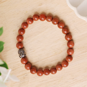High Quality Red Goldstone Beads Buddha <b>Bracelet</b> Romantic Gift Fashion Charm Jewelry for Men Women Energy Meditation - Product Image 5