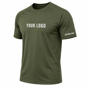 Men's Custom Color Short Sleeve <b>T</b>-<b>Shirt</b> O-Neck Regular Fit Quick Dry Printed Custom Logo Casual Style Knitted Fabric 100% - Product Image 3