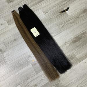 Mèches naturelles lisses noires à cuticules pleines alignées Mèches de cheveux Extensions de trame Cheveux vietnamiens bruts Cheveux humains Vietnam - Product Image 6