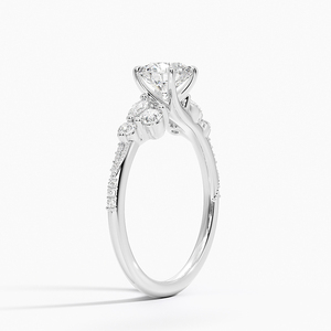 Anillo BOJ 0152 con Corte Redondo, Plata 925, Engaste de Puntas para Alivio de Migrañas, Anillo Solitario con Diamante de 2ct, Color D, VVS1, Moissanita Certificada por GRA - Product Image 3