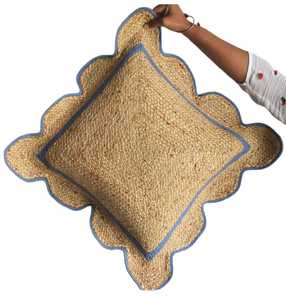 Fundas decorativas de cojín trenzado de cáñamo de yute 100% para sofá, ropa de cama, cojines de yute trenzados de cáñamo decorativos - Product Image 1