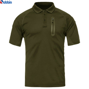 Camiseta Deportiva de Golf para Hombre, Manga Corta, con Bolsillos, Transpirable, Diseño Digital, Color Sólido, con Logotipo Personalizado, Venta Caliente - Product Image 3