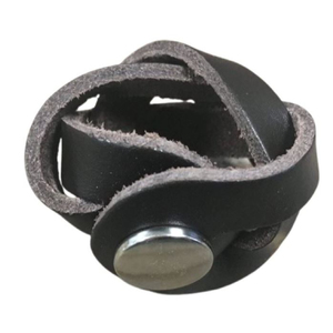 Ceinture formelle en cuir véritable noir avec logo personnalisé, sangle réglable, boucle en acier, ceinture magnétique à tête de Turc - Product Image 2