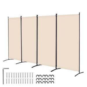 Divisorio Pieghevole a 4 Pannelli - Schermo Portatile per Privacy dal Design Semplice, Separatore Autoportante per Ambienti - Product Image 1