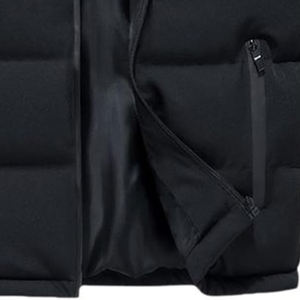 Chaleco Acolchado de Invierno para Hombre, Extra Cálido, con Cuello Alto y Capucha, Acolchado, Resistente, Térmico - Product Image 2