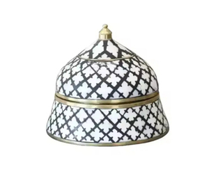 Cazuela de olla caliente con incrustaciones de hueso hechas a mano con aislamiento de latón macizo para una calidez duradera y una cena de lujo perfecta - Product Image 6