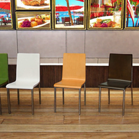Chaises de salle à manger Sam Yi, durables, confortables, en bois courbé et fer, design contemporain, meubles pour la maison, le bureau, la villa, l'appartement