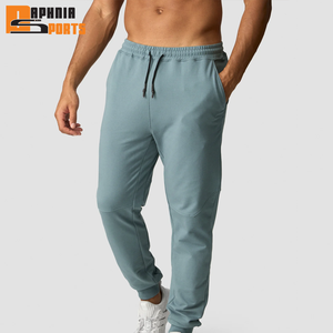 Wholesale High Quality Custom Print Logo <b>Trousers</b> Cotton Fleece Plain Dyed Plus Size Quick Dry Breathable Eco-Friendly Men Pants - Product Image 1