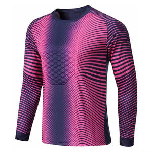 Camiseta de Portero Acolchada Profesional para Adultos, Camiseta de Entrenamiento de Fútbol, Logotipo Personalizado, Camiseta de Portero Acolchada de Alta Calidad - Product Image 1