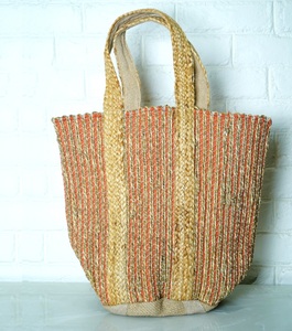 Bolso Bandolera de Yute para Mujer, Estilo Bohemio Ecológico, a la Moda 2026, Bolso de Compras de Algodón y Yute, para Playa y Fiesta, con Diseño Personalizado - Product Image 1