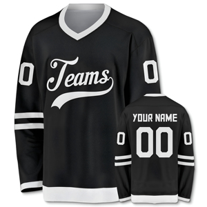 High Quality Polyester Mesh Ice Hockey Jersey Custom Logo Team Ice Hockey Jerseys For Men Best Sports Fashion OEM Cheap Price - Product Image 6