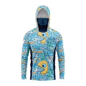 Activewear Fishing Hoodie Outdoor Performance Hoodie Cooling Fishing Hoodie OEM ODM Summer Fishing Hoodie UPF 50+ Fishing Hoodie - Product Image 1