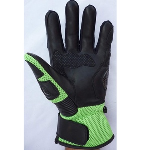 Guantes cortos de moto de cuero de vaca de primera calidad, color personalizado, con nudillos rígidos, USA 2026 - Product Image 3