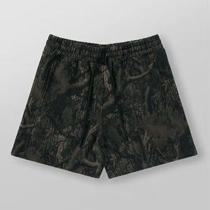 Shorts de sport unisexe coupe ample camouflage à séchage rapide, taille élastique, style urbain, pour la course et le basketball – Grande Vente - Product Image 3