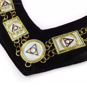 Collier de Collation Maçonnique Brodé Sur Mesure, Écologique et Professionnel, avec un Design Élégant et des Matériaux de Haute Qualité - Product Image 4