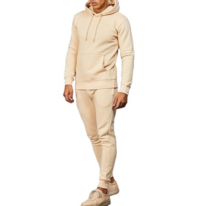 Sweat-shirt en molleton pour hommes, survêtement de jogging, ensemble de gym uni, personnalisé, collection automne et hiver - Product Image 1
