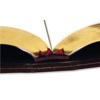 Marque-page biblique chrétien moderne personnalisé en gros, reliure parfaite, ruban, impression offset, papier gaufré