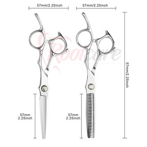Ensembles de ciseaux de barbier les mieux notés, ensembles de ciseaux de barbier professionnels, ensembles de ciseaux de barbier à bord tranchant - Product Image 4