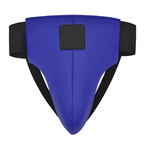 High Quality Customized Logo PU Leather Karate MMA <b>Dummy</b> Groin Guard for Training - Product Image 1