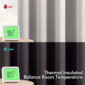 Tende Oscuranti Effetto Ciottoli per Camera da Letto e Soggiorno, Lunghe 63 Pollici, 2 Pannelli, Isolamento Termico, Tessuto Oscurante - Product Image 4