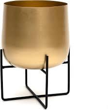 Pot de fleurs décoratif en métal de qualité supérieure, prix de gros, pour plantes d'intérieur, balcon, jardin et bureau, par M/S SHAAD HANDICRAFTS - Product Image 2